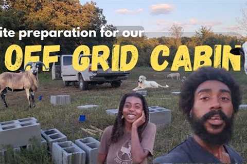 Off-Grid Tiny House Site Prep | Clearing Land &amp; Building Foundations for Our Cabin