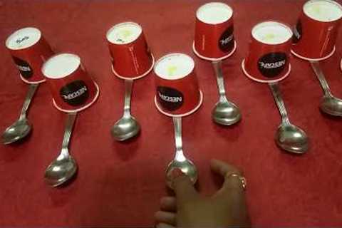 KITTY GAME ONE MINUTE jumping cup three 3 step masti game