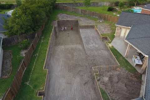 25 Meter (SCM) Backyard Lap Pool Construction Timelapse