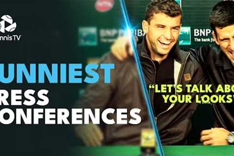 The FUNNIEST Tennis Press Conference Moments 🎤