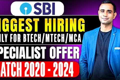 🔥SBI Biggest Hiring | Career in Finance, Tax &amp; Accounting | Freshers &amp; working..