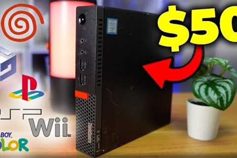 $50 Budget Retro Gaming Console PC! EASY AND CHEAP!