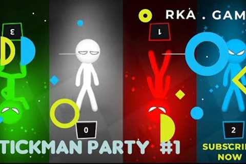 Stickman party 🎉 #stickman #party #rkagames #gaming
