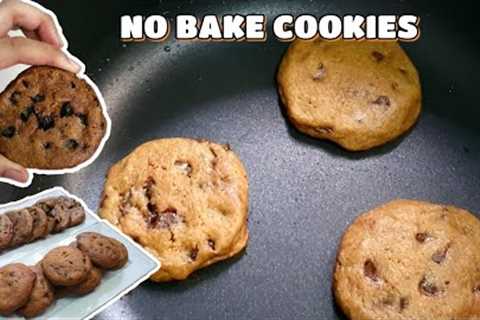 NO OVEN COOKIES | CHOCOLATE CHIP COOKIES | 2 WAYS TO COOK WITHOUT AN OVEN | EP.14