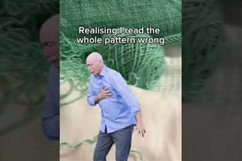 This is not okay. I am not okay. #knitting #mistakes #fail #sad