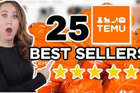 25 TOP RATED TEMU FINDS to try NOW! Is TEMU worth it???