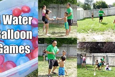 4 Fun Water Balloon Games