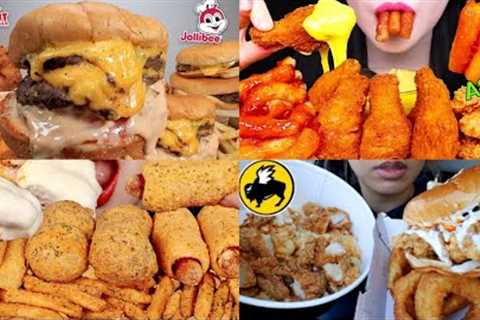 ASMR Fast Food Mukbang Compilation 44 | Fast Food Asmr | Satisfying eating sounds