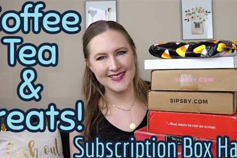 Coffee, Tea &amp; Treat Subscription Boxes | Mega Unboxing!