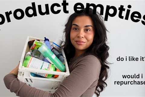 big product empties review! 20+ products of home fragrance, skincare, makeup etc...