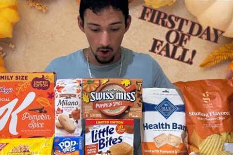 Taste Testing Fall Flavored Food!
