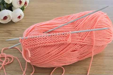 How beautiful it looks! The most unusual beautiful knitting pattern. knitting 🎉