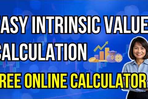 Easy Way to Calculate INTRINSIC VALUE of STOCK / Stock Market Investing for Beginners