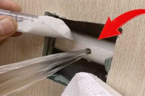 Very few people who know this secret trick! baking soda + styrofoam and pvc pipes! amazing idea