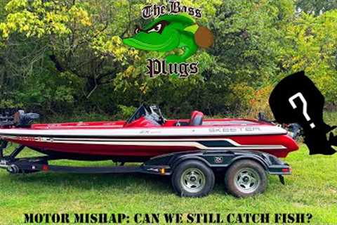 Jig Fishing for Bass on Table Rock Lake (Boat Motor Trouble) | Bass Plugs