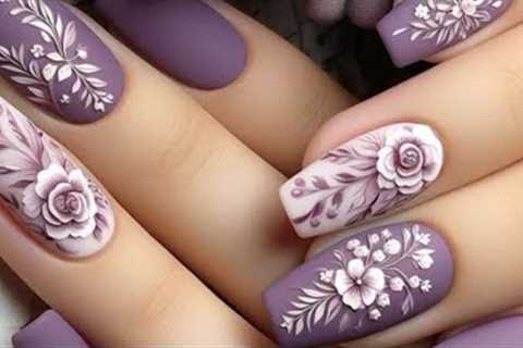 Easy Nails Art Design 2024 | Nail Art Transformation from Simple to Fa...