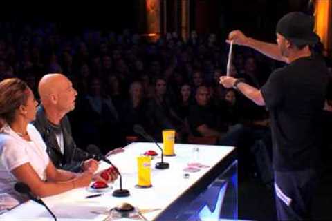 Smoothini  Bar Magician Flies Through Amazing Tricks   America's Got Talent 2014