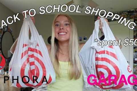 back to school shopping + HUGE HAUL