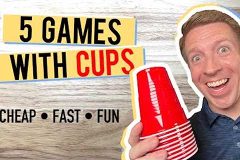 5 Quick Cup Games in 3 Minutes | Youth Group Games