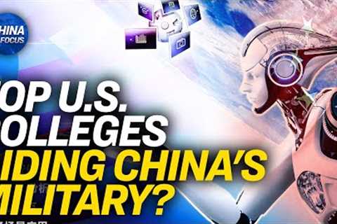 Report: US Researchers Boost Chinese Military Tech | China in Focus