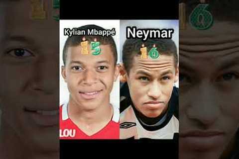 MBAPPÉ AND NEYMAR 🇨🇵🇧🇷🔥 OVER THE YEARS #mbappe #neymar #kylianmbappe #neymarjr #psg #football..