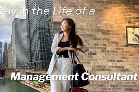 day in the life of a management consultant | business travel to chicago
