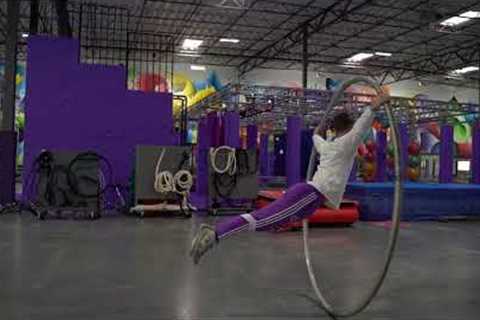 Cyr Wheel at Las Vegas Circus Center