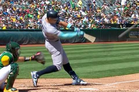 Aaron Judge Slow Motion Home Run Baseball Swing Instruction