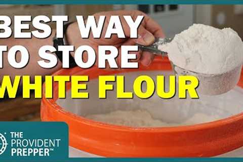 Best Method for Storing White Flour for Long-Term Storage