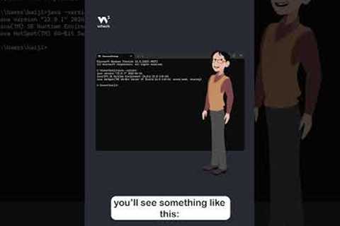 Java Get Started - Part 1 - Installed - #w3schools #java #programming