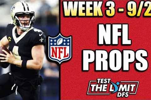 Top 5 NFL Week 3 Props for Sunday 9/22 – Don't Miss These Picks!