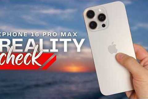 iPhone 16 Pro Max: Day 3 Reality Check - What you NEED to know!