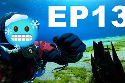 My coldest dive yet... Scuba diving CLEAR LAKE, OR - DIVE DRY ROAD TRIP EP13