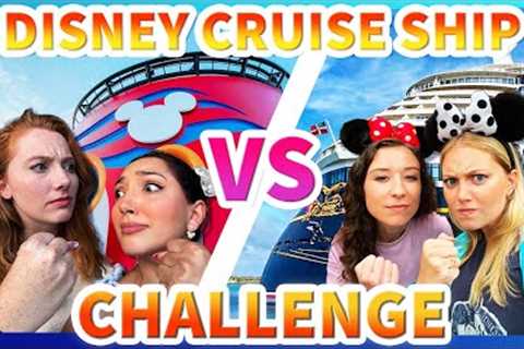 We Sailed Two Disney Cruise Ships at the SAME TIME -- Is The Fantasy or the Wish Better?