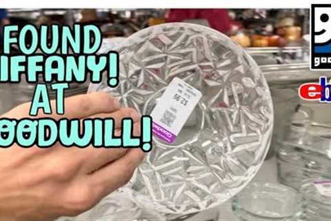 Found TIFFANY at GOODWILL | Thrift with me GOODWILL | Sourcing RESELL eBay | FULL-TIME PROFIT how to