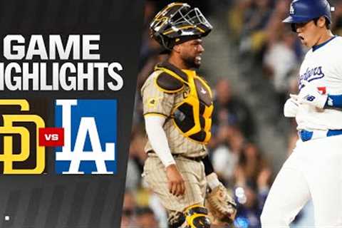 Padres vs. Dodgers Game Highlights (9/25/24) | MLB Highlights