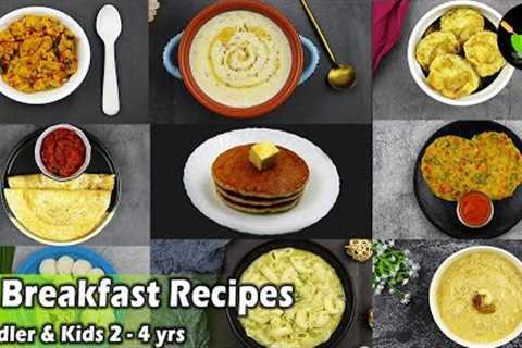 9 Indian Breakfast Recipes For Toddlers &amp; Kids 2-4 Years | Weight Gain Foods For Toddlers