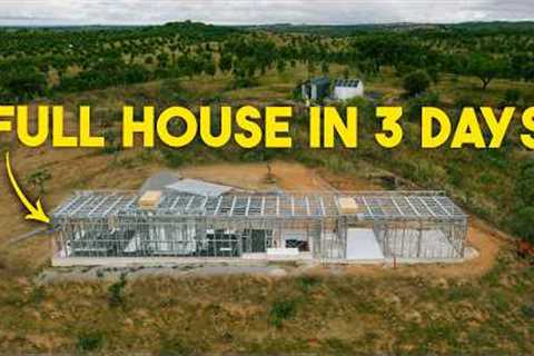 Building Our House in 3 DAYS - Part Two THE ROOF