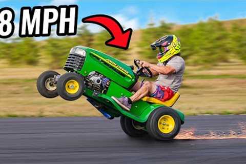 My New Racing Lawn Mower!
