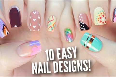 10 Easy Nail Art Designs for Beginners: The Ultimate Guide #2!