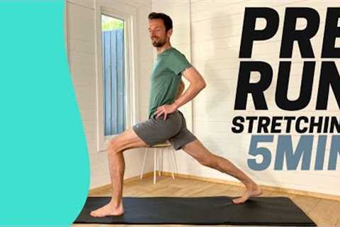 5 MIN Pre-Run Stretching Routine