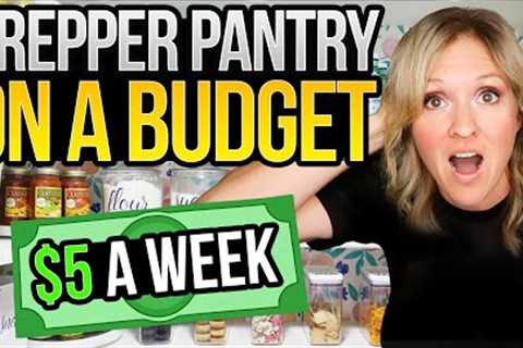 Prepare your Food Storage: How to Stock Your Prepper Pantry for Only $5 a Week 2023