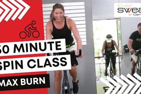 30 Minute Spin Class | Tabata MAX FAT BURN Indoor Cycling | Free Online Spinning® Class