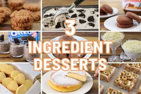 11 Easy 3-Ingredient Desserts