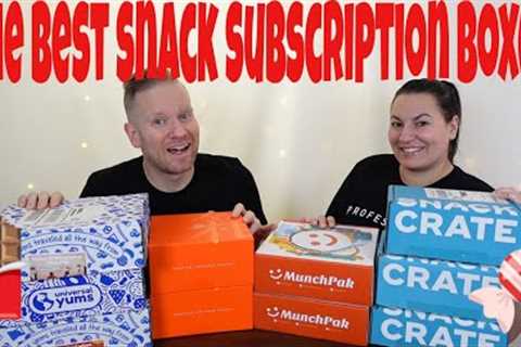Which Snack Subscription Box Should You Try? What's the Best Snack Box? Snack Box Comparison!!!