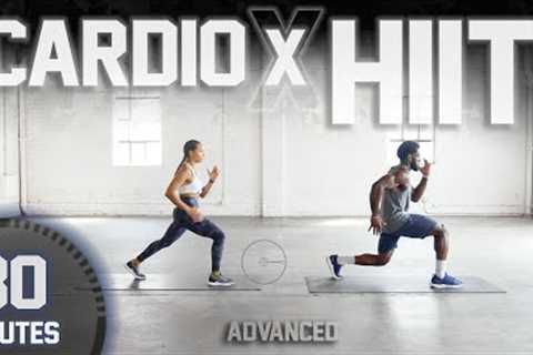 30 Minute Full Body CARDIO HIIT Workout [ADVANCED + LOW IMPACT]