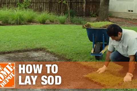 Laying Sod &amp; How to Prepare Soil For Sod | The Home Depot