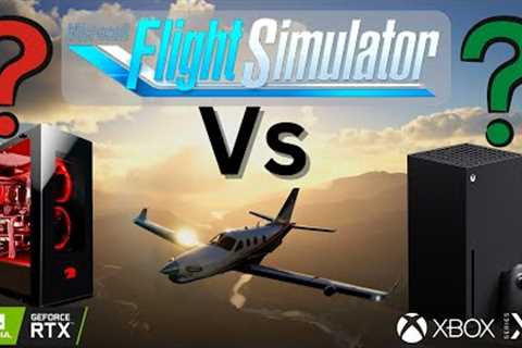 Which Is Better Xbox Series X or PC (Nvidia RTX 3090) - Microsoft Flight Simulator 2020