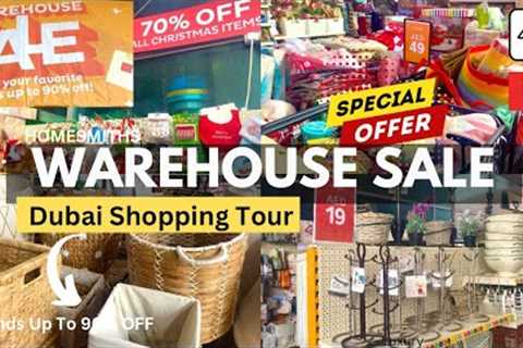 Dubai Shopping Warehouse Sale!! Top Brands Up To 90% Off! Tour in 4K