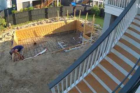Swimming Pool Construction Time-Lapse beginning to end, 2020